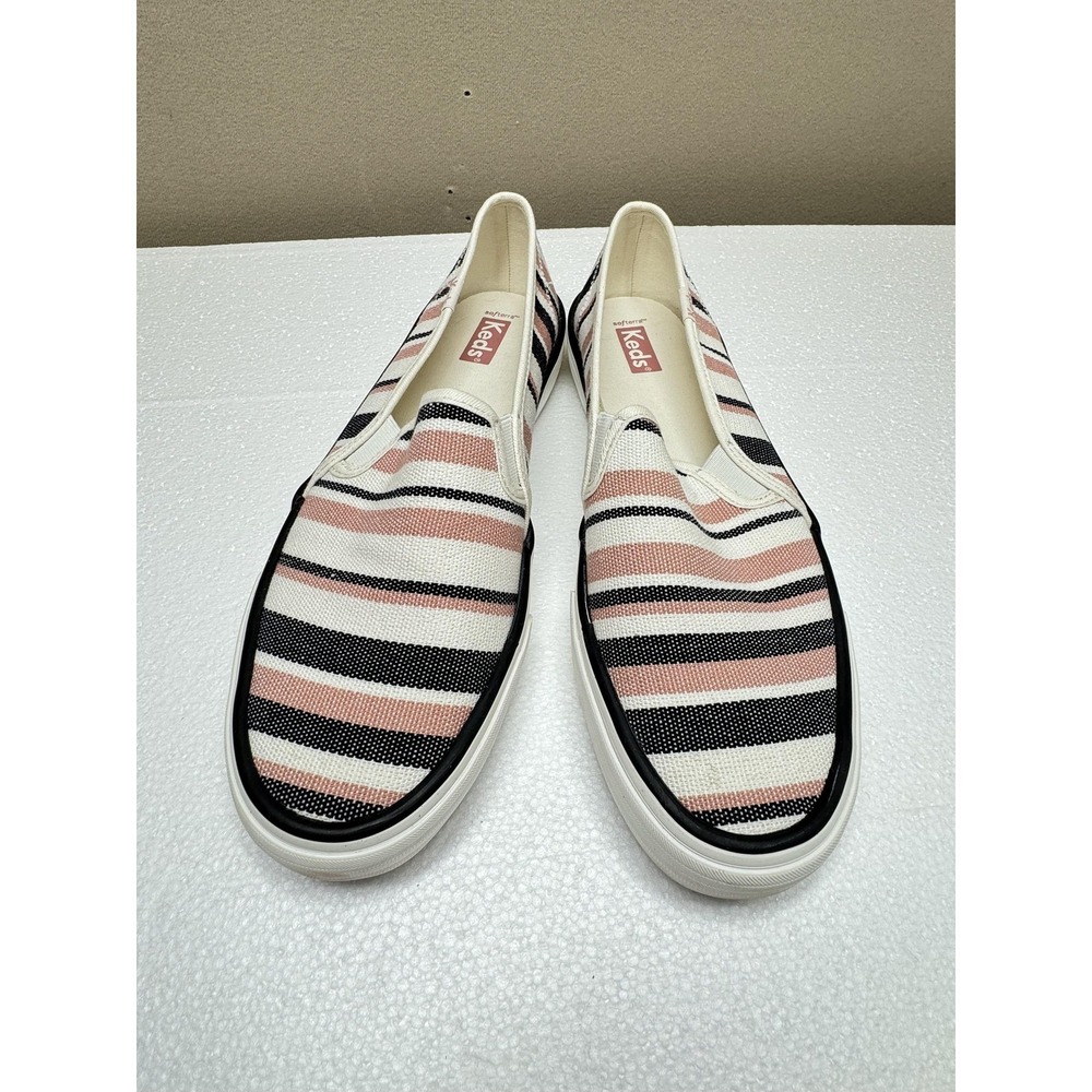 Keds Slip On Shoes Womens Size 10 Stripe Softerra Casual Summer Beach Walking